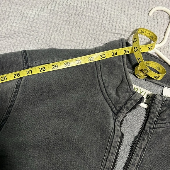 Orvis Men’s Gray Zip Up Fleece Jacket Large - Picture 5 of 7